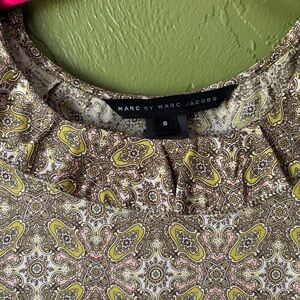 Silk Dress Marc by Marc Jacobs Julia Paisley Y2K Vintage Style Casual Outfit S